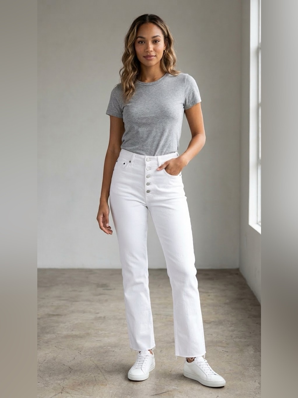 DENIM FORUM “ The Bailey High Rise Crop Flare size 26